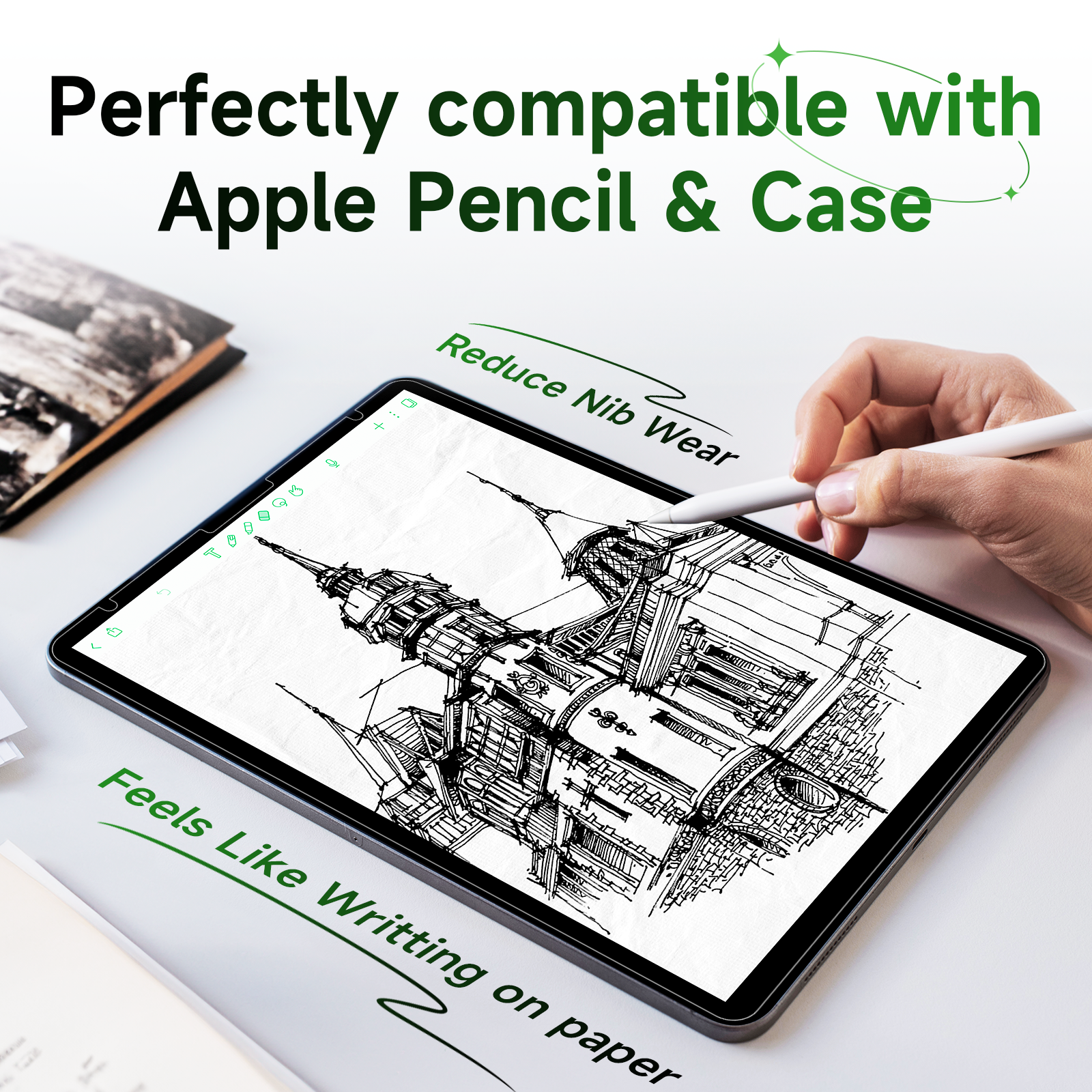 AR Paperlike Screen Protector for iPad – Better Writing & Drawing Experience