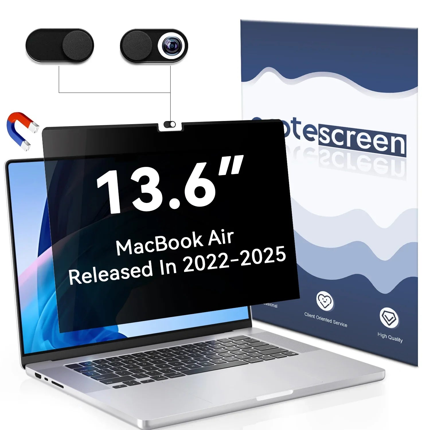 Magnetic Privacy Screen Filter - for Macbook Air