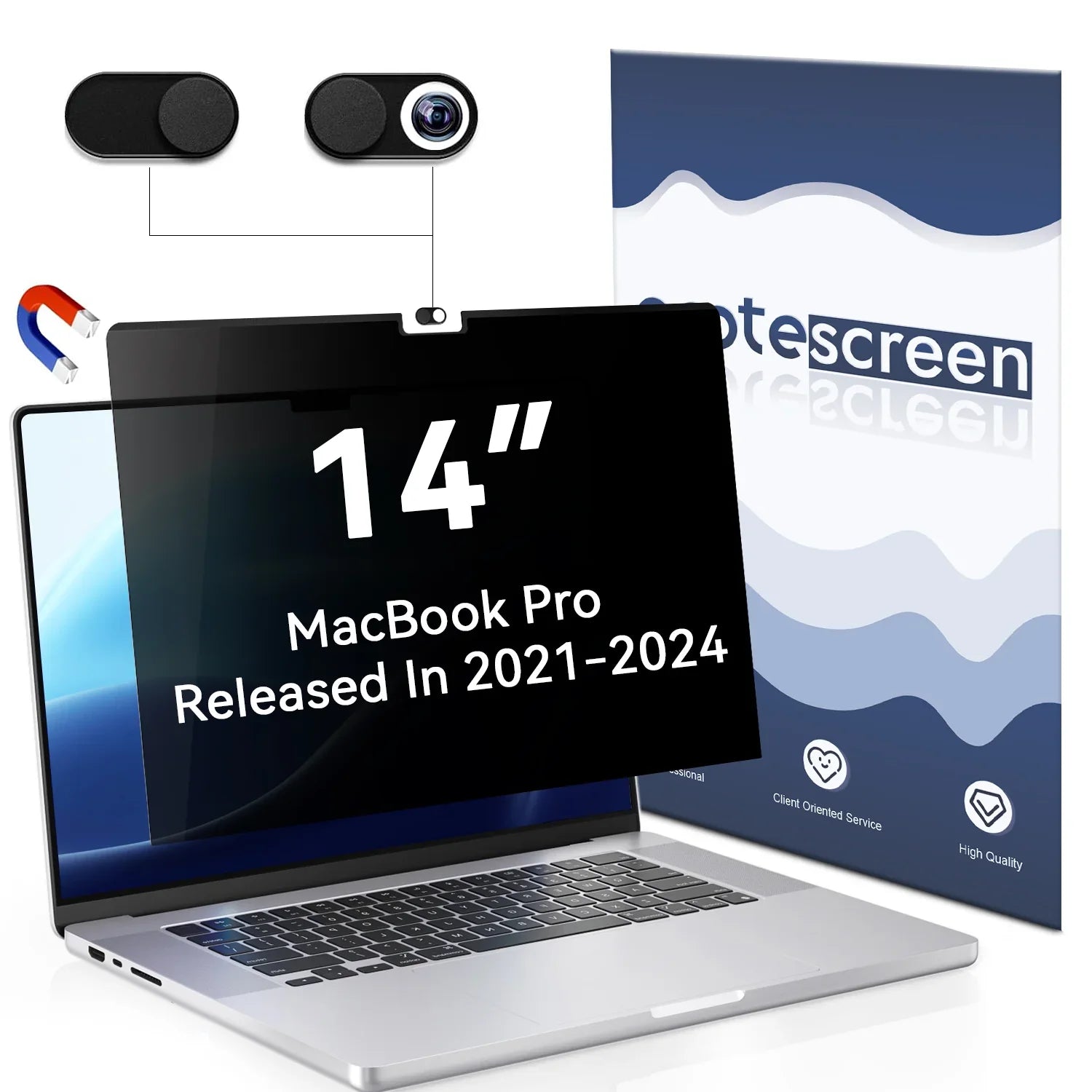 Magnetic Privacy Screen Filter - for Macbook Pro