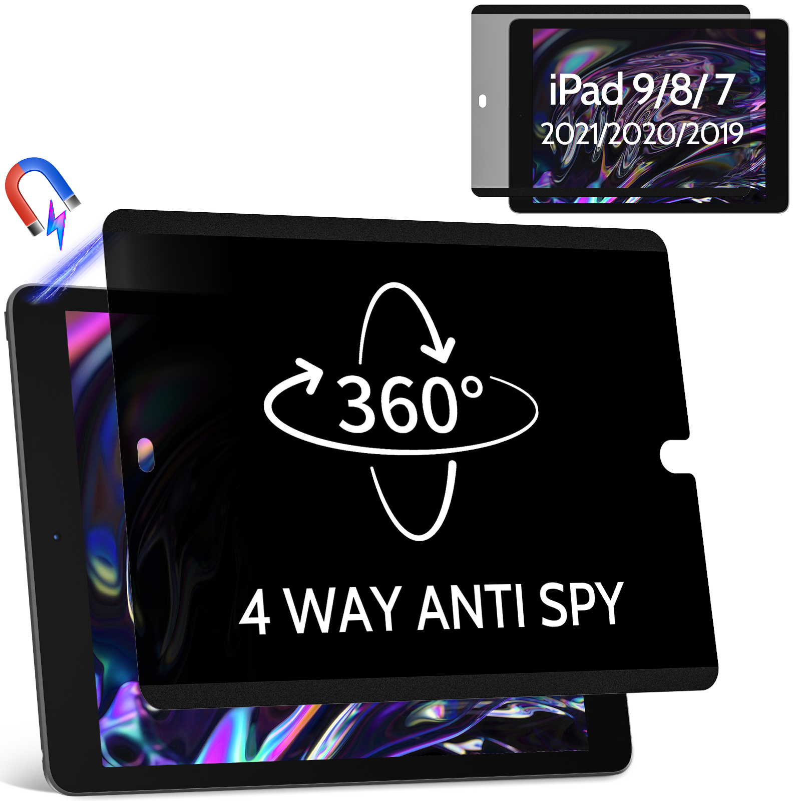 Magnetic Privacy Screen Protector for Ipad