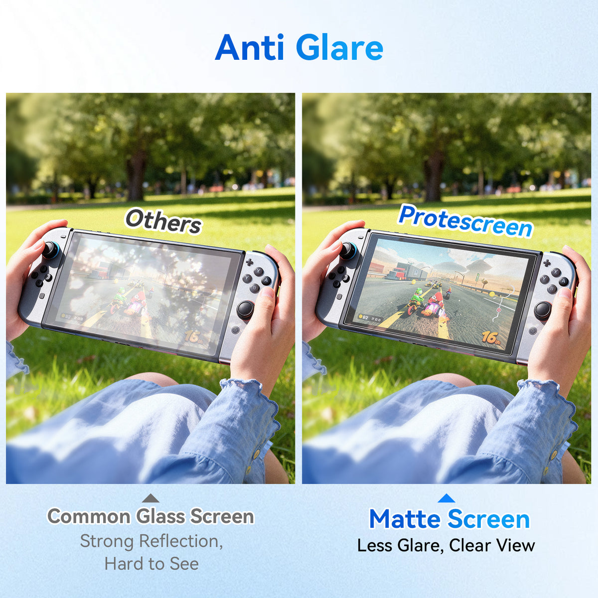 Switch Anti Glare Matte Screen Protector