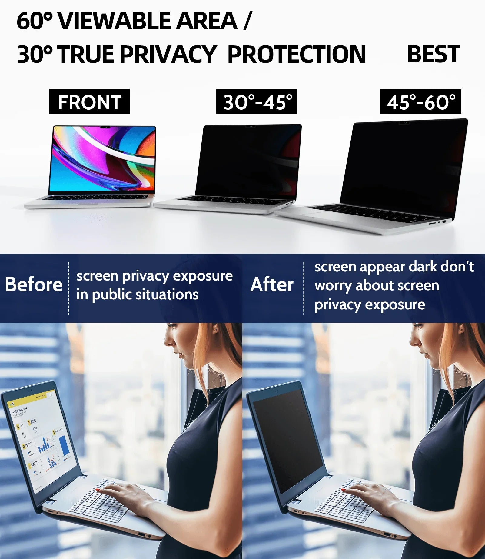 Magnetic Privacy Screen Filter - for Macbook Air