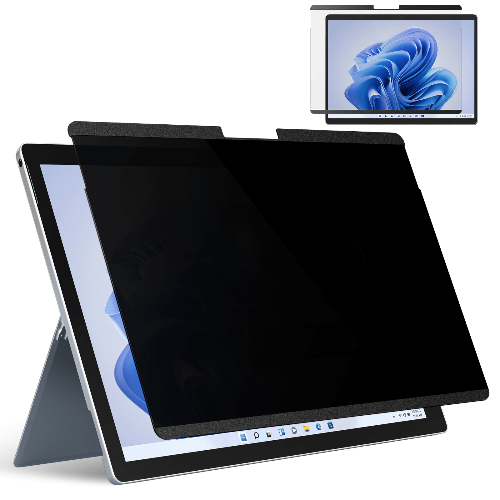 Magnetic Privacy Screen for 12.3 inch Surface Pro 7 Plus/7/6/5/4/3, Removable Anti Glare Blue Light Filter, Anti-Spy Screen Protector for Microsoft Surface Pro 7+, Pro 7, Pro 6, Pro 5, Pro 4/3