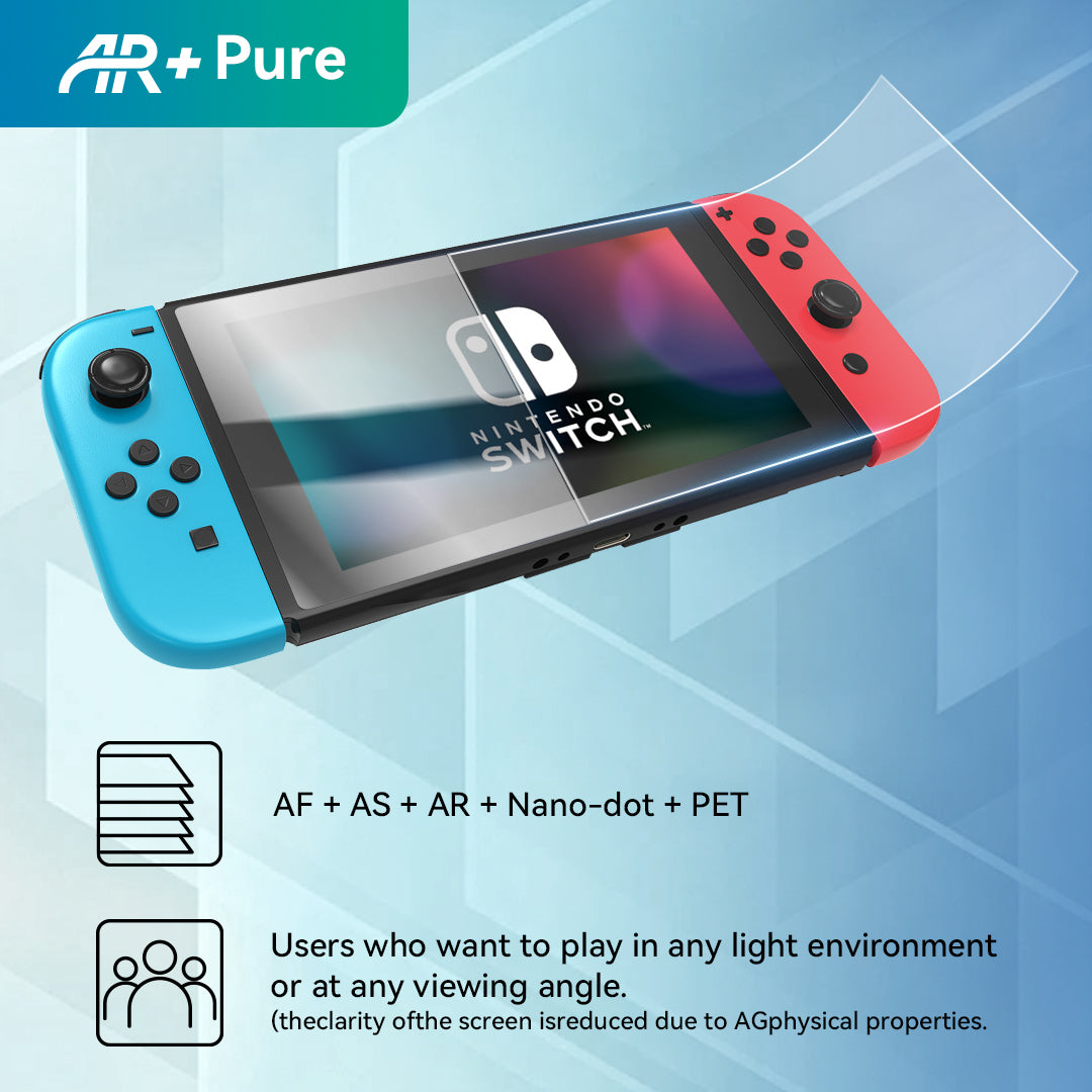 AR+ Series Switch Screen Protector