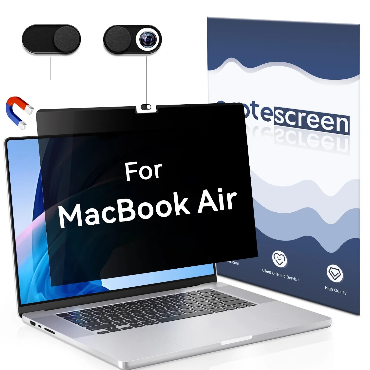 Magnetic Privacy Screen Filter - for Macbook Air