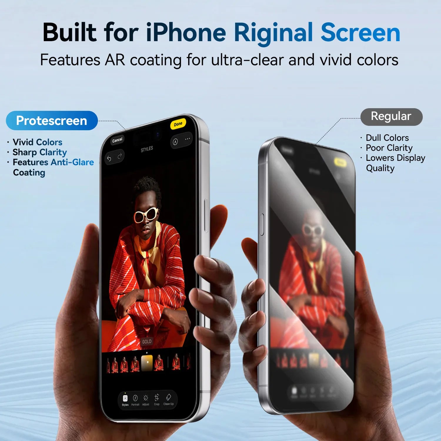 iPhone 17 Series AR Tempered Glass Screen Protector