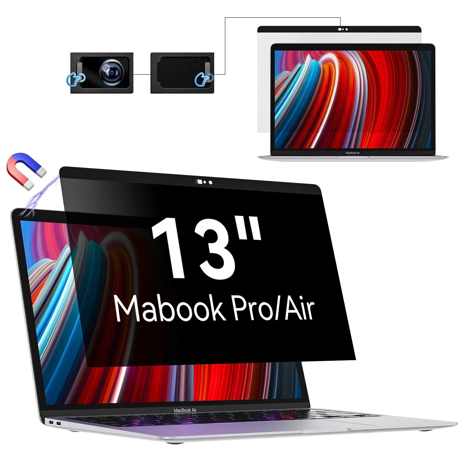 MacBook Magnetic Privacy Screen Protector | Detachable Anti-Spy Filter