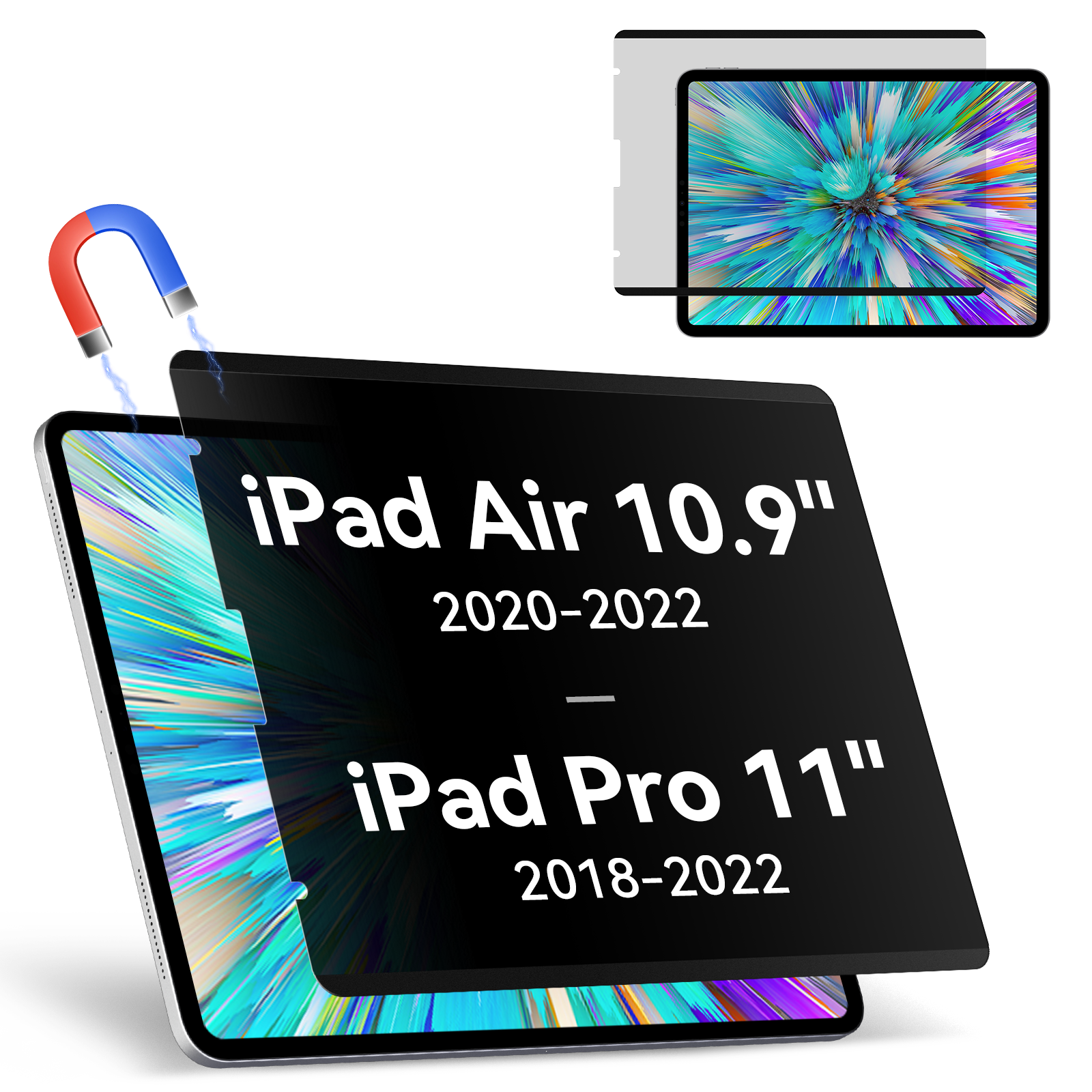 Magnetic Privacy Screen Protector for Ipad