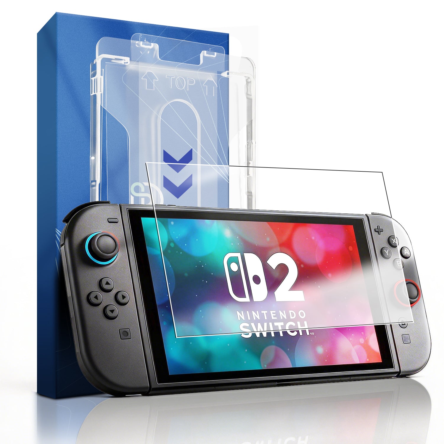 AR Tempered Glass Screen Protector for Nintendo Switch 2, Anti-Reflective & Anti Glare