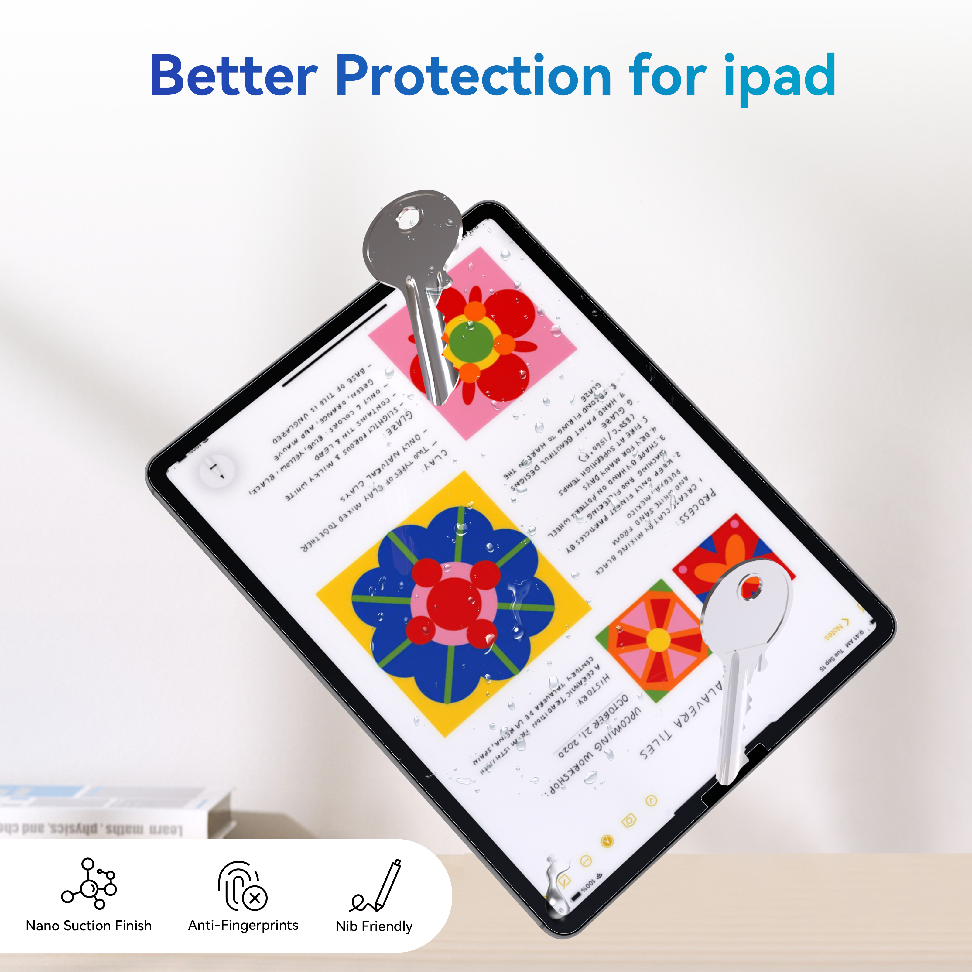 Protescreen Category 3A Paper Film, Paper Like Ipad Screen Protector